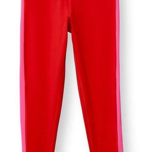 Champion Kids Leggings in Vibrant Red and Pink - Picture 1 of 9